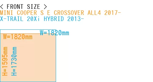#MINI COOPER S E CROSSOVER ALL4 2017- + X-TRAIL 20Xi HYBRID 2013-